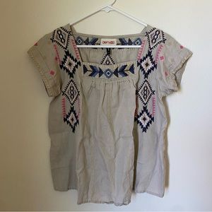 Driftwood Brooke Embroidered Top - Anthropologie